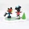 Department 56 Disney Village Mickey & Minnie Go Skating Christmas Village Figurine 2.5in H